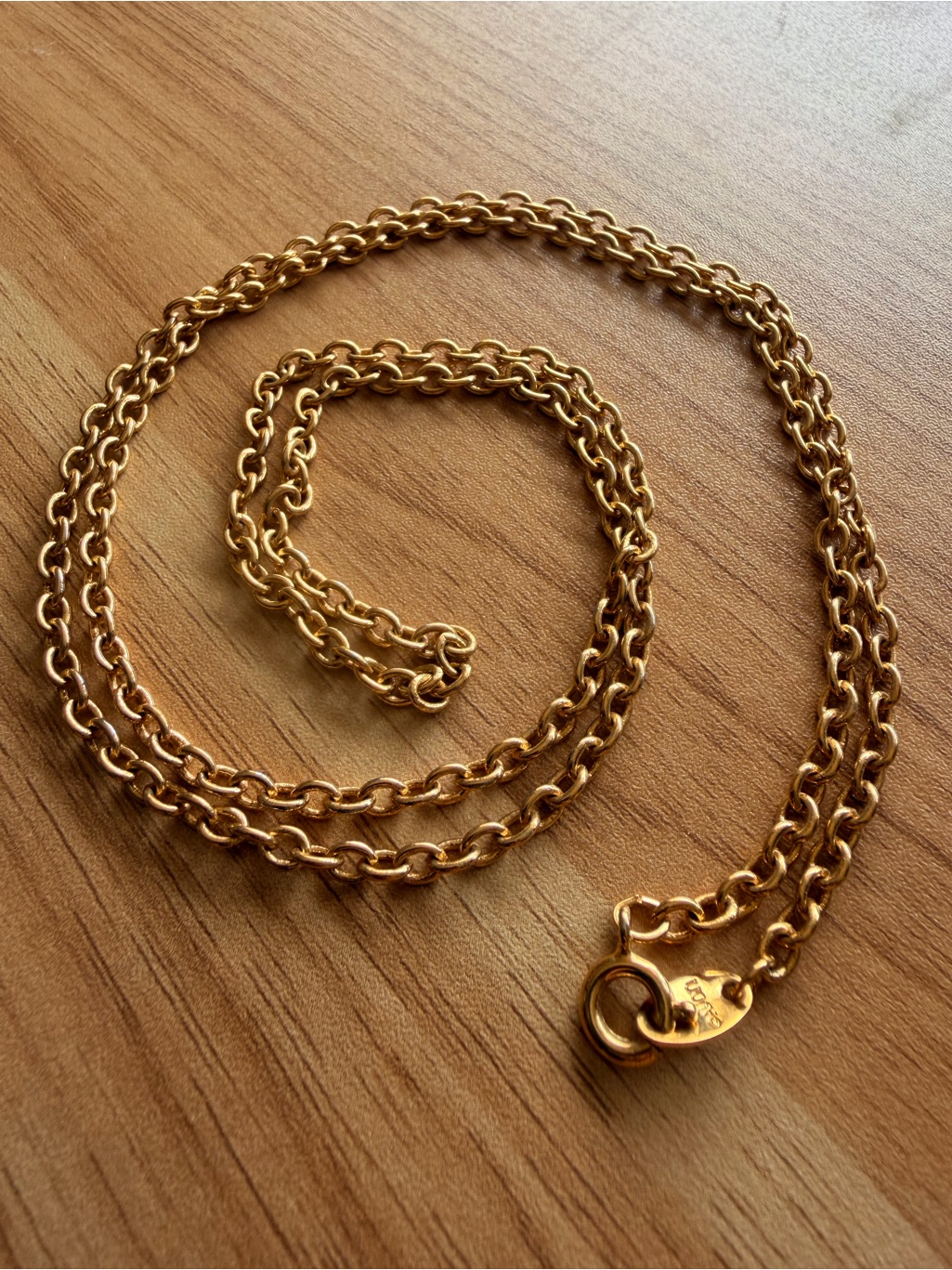 Vintage Avon Gold Tone Chain Necklace